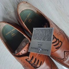 Mens New Brown Leather Brogues