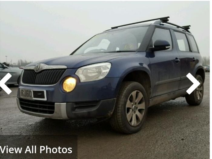 skoda yeti 2012 for breaking or parts