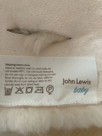 Sheepskin liner for pram