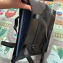 Rowallan of Scotland Black Leather Tote Zipped Handbag Image 5