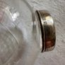 Antique elegant Edwardian style silver collared cut glass vase Image 8