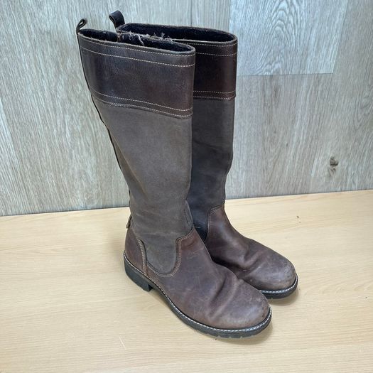 ECCO Elaine Women's Classic Boots Knee High Boots - Zip Up UK 5 EU 38 - Hydromax