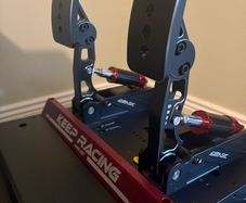 Simagic P1000-2 Sim Racing Pedals + Performance Pack | 100kg Load Cell | Throttle & Brake | Sim Racing