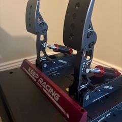 Simagic P1000-2 Sim Racing Pedals + Performance Pack | 100kg Load Cell | Throttle & Brake | Sim Racing