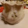 Antique belleek bowl with roses Image 2