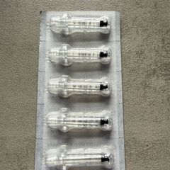 0.3ml Disposable Ampoule Head for Hyaluronic Acid Pen Accessory, Hyaluronic Acid Syringe Women Anti Wrinkle Lifting Lip Beauty Accessory Skin Care Beauty Salons,5pcs