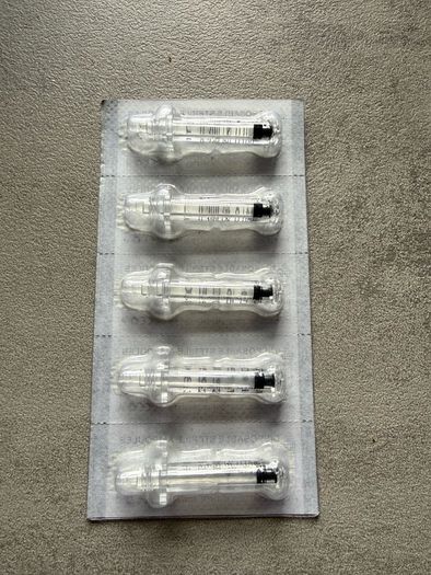 0.3ml Disposable Ampoule Head for Hyaluronic Acid Pen Accessory, Hyaluronic Acid Syringe Women Anti Wrinkle Lifting Lip Beauty Accessory Skin Care Beauty Salons,5pcs