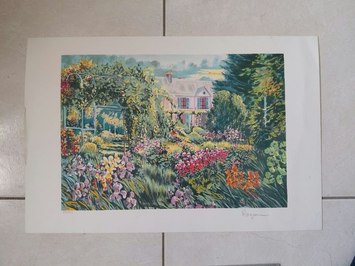 Limited edition La Maison de Claude Monet a Giverny 65/295