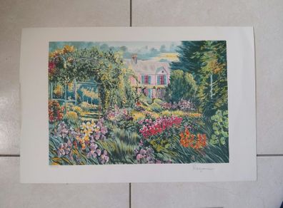 Limited edition La Maison de Claude Monet a Giverny 65/295