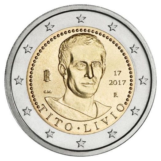Italy 2 Euro Commemorative Coin 2017 - Tito Livio. Uncirculated.