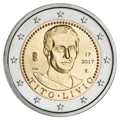 Italy 2 Euro Commemorative Coin 2017 - Tito Livio. Uncirculated.