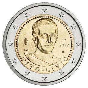 Italy 2 Euro Commemorative Coin 2017 - Tito Livio. Uncirculated.