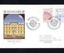 1978 Denmark Europa Stamps - Monuments Commemorative Stamps Plain envelope First Day Cover (FDC)