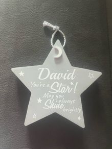 star David name on it