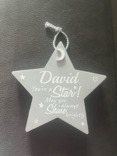 star David name on it