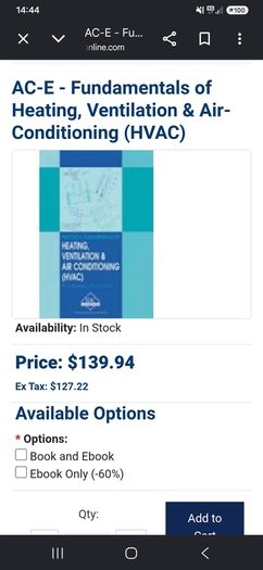 book heating and ventilation