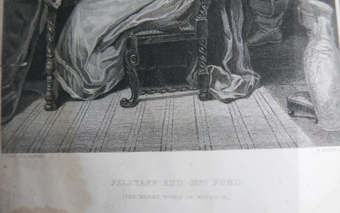 Antique (big and heavy) Imperial Shakespeare 1800s, Charles Knight, ,Volume 1