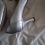 "Marian" silver high heel shoes Image 3