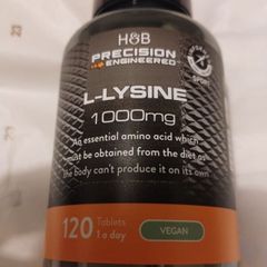 Precision Engineered L-Lysine 1000mg 120 tablets