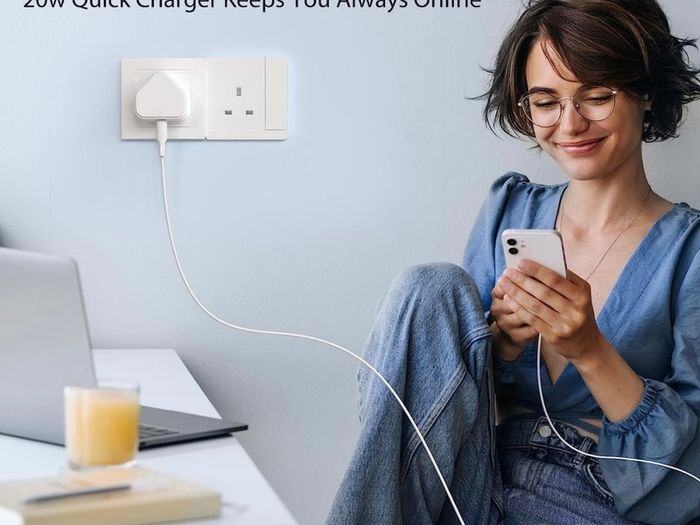 USB C Plug for iPhone 14/14 pro/14 Max/14 Pro Max, 13/13 Mini/13 Pro/13 Pro Max, 12 11, SE 2020, iPad Pro/Air/Mini, AirPods Pro, 20W USBC Adapter Fast Type C Charger UK