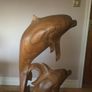 Vintage Wood Carving X 2. ( Reduced) Image 7