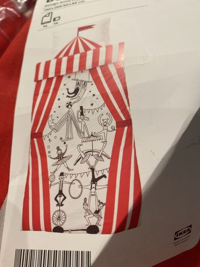 Circus stripes Busenkel SINGLE duvet cover and pillowcase