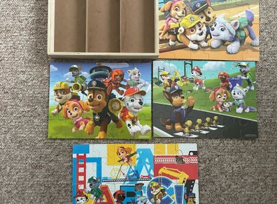 4 x Paw Patrol Puzzles