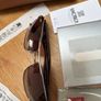 ray bans gun metal dark brown glass Image 2