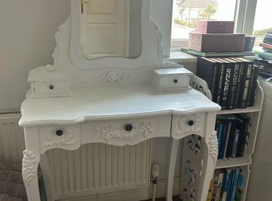 Vanity with mirror