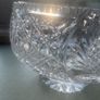 Tyrone Crystal Large bowl with intricate fan & diamond pattern Image 5