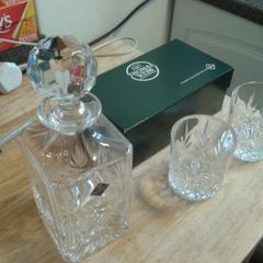 Edinburgh Crystal Decanter & Tumblers