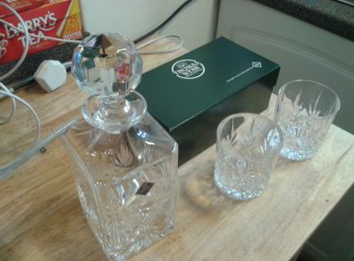 Edinburgh Crystal Decanter & Tumblers