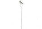 Cylinder Shade Floor Lamp Chrome 2 Spot