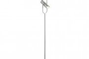 Cylinder Shade Floor Lamp Chrome 2 Spot