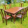 Antique table and chairs Image 4