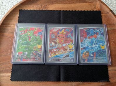 3rd Gen Hoenn Starter Trio First Partner Illustration Collection