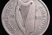 #462 - Ireland - 1935 - Florin - Silver - KM.7
