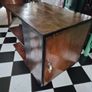 Vintage Art Deco retro MidCentury cupboard/ bookshelf/coffee table on wheels Image 2