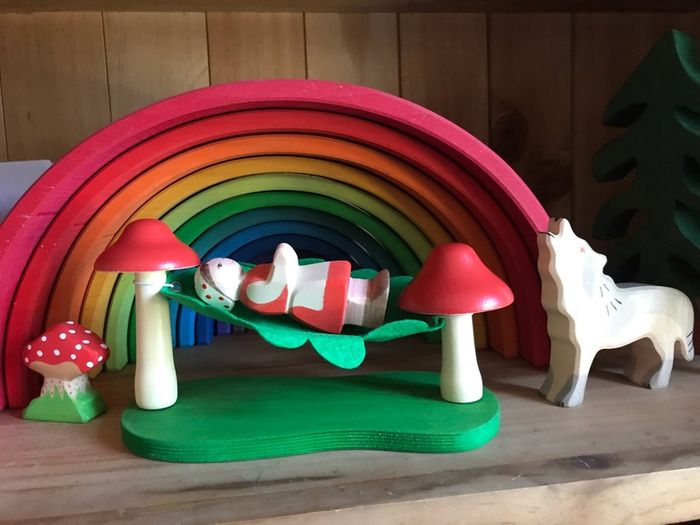 Enchantmints Fairy Forest Lodge Mushroom hammock set