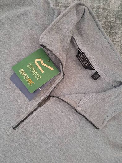 Regatta Zip grey top XL new