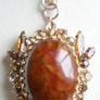 Beautiful Vintage Pendant or Brooch with a chain Image 4