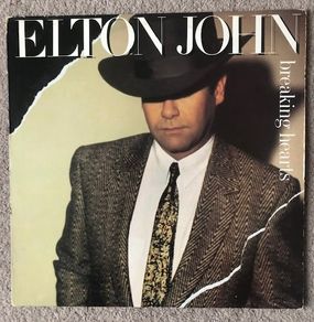 Elton John Vinyl Breaking Hearts Irish Pressing