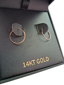 Eternal 14k Gold Hoop minimalist style Earrings
