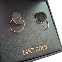 Eternal 14k Gold Hoop minimalist style Earrings