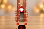Santa Chimney Advent Calendar, Reusable Christmas Countdown 3D