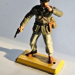 Britains Deetail German Africa Korp Commander Toy Figure - Vintage Toy Soldier