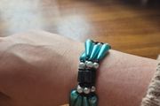 Vintage magnetic bracelet necklace