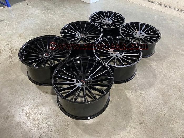22" Inch Strom STR4 Wheels Range rover sport 5x120 Jeep 4x4 SUV Gloss Black 72.6