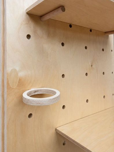 Complete Birch Ply Pegboard Shop Fit-Out 21 Panel