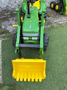 john deere tractor and trailer